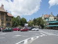 Eroilor Boulevard in Brasov, Romania Royalty Free Stock Photo